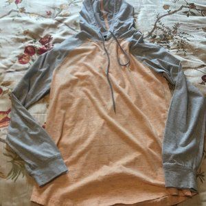 Division long-sleeve hoodie baseball jersey style tshirt